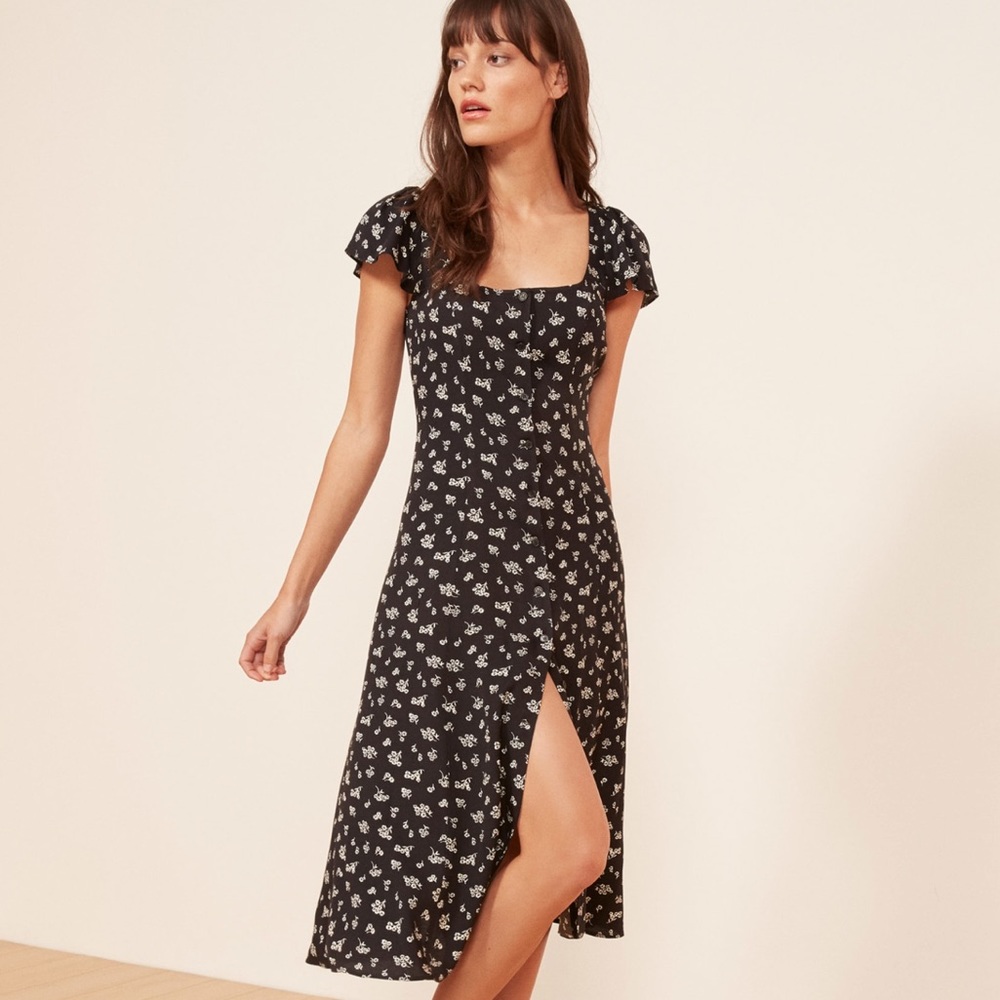 Reformation Dress Harbor Midi in Sierra Size 4